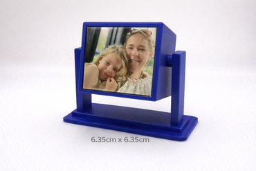 Rotating Photo Magnet Desk Cube