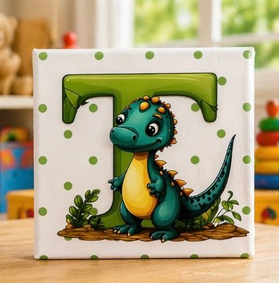 ✨ Fairy & Dinosaur Alphabet Magnets – Personalised Letter Gifts ✨