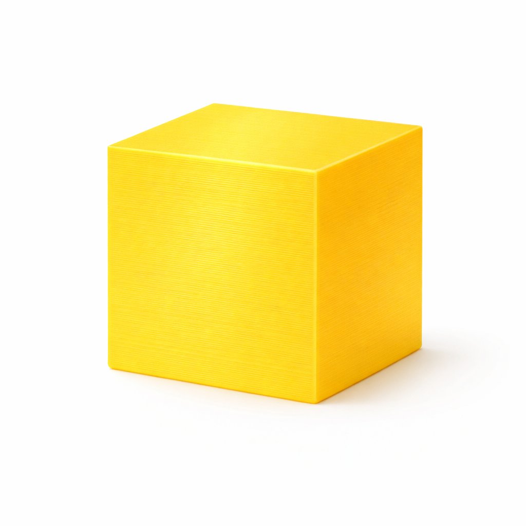 Single Rotating Photo Magnet Desk Cube including 4 Magnets