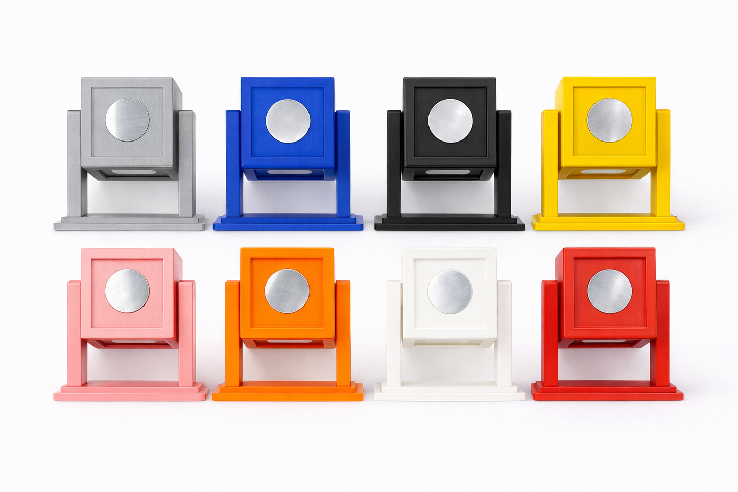 Retro Rotating Desk Cube includes 4 Magnets