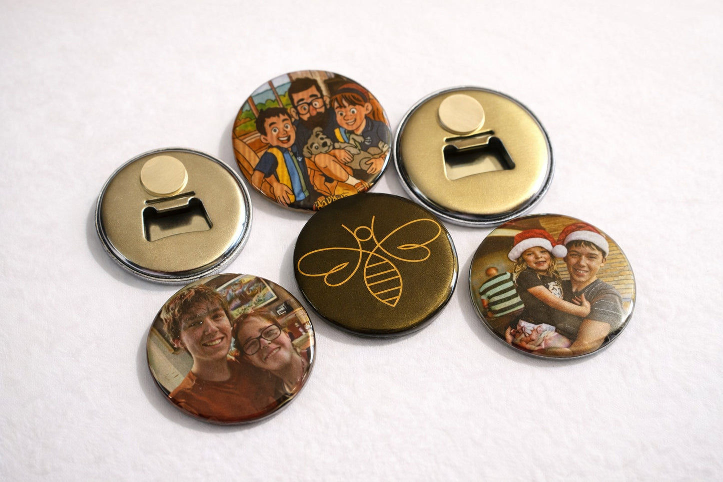 🍻 ✨ 58mm Personalised Bottle Opener – Custom Photo