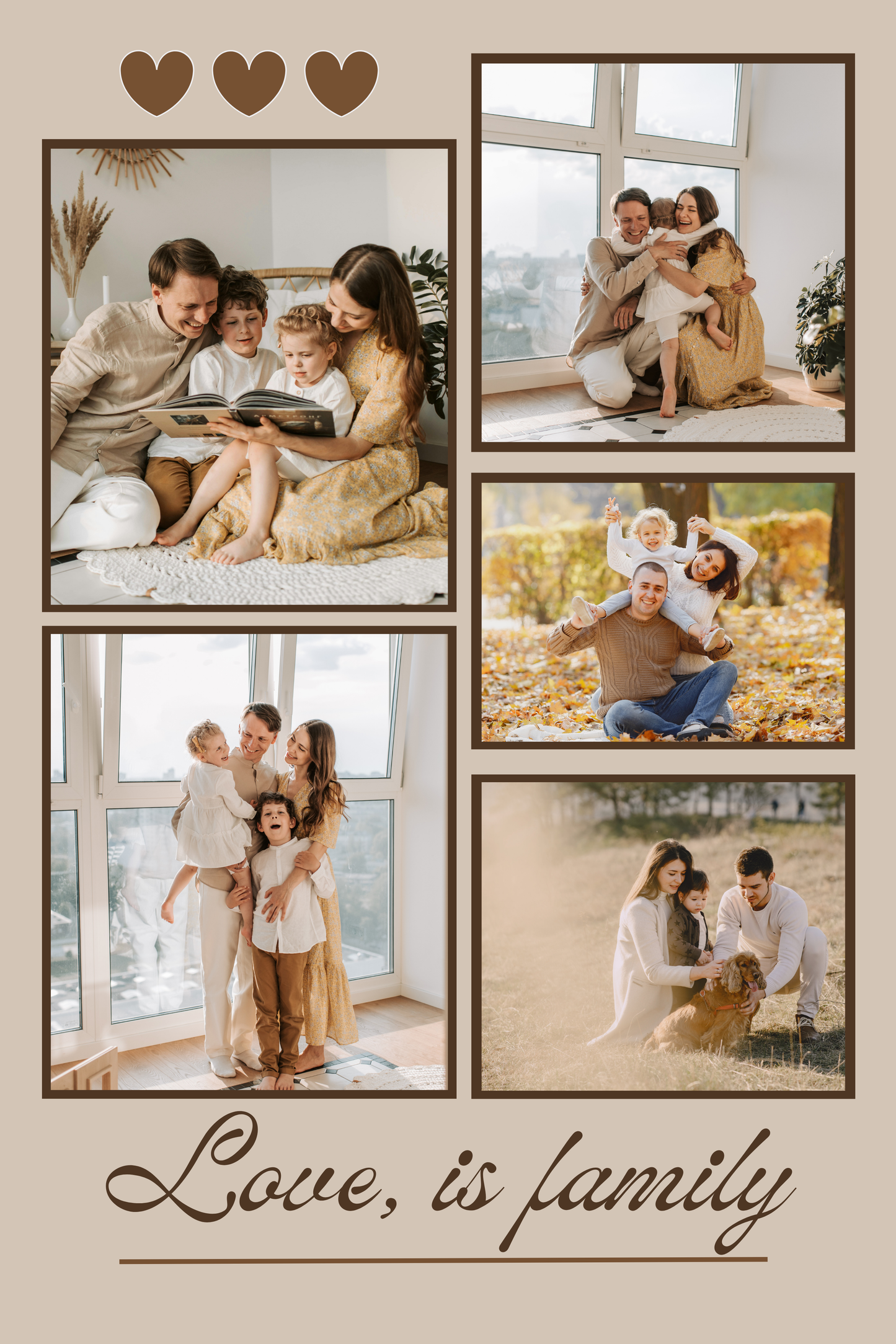 Fully Custom Photo Collage Magnet