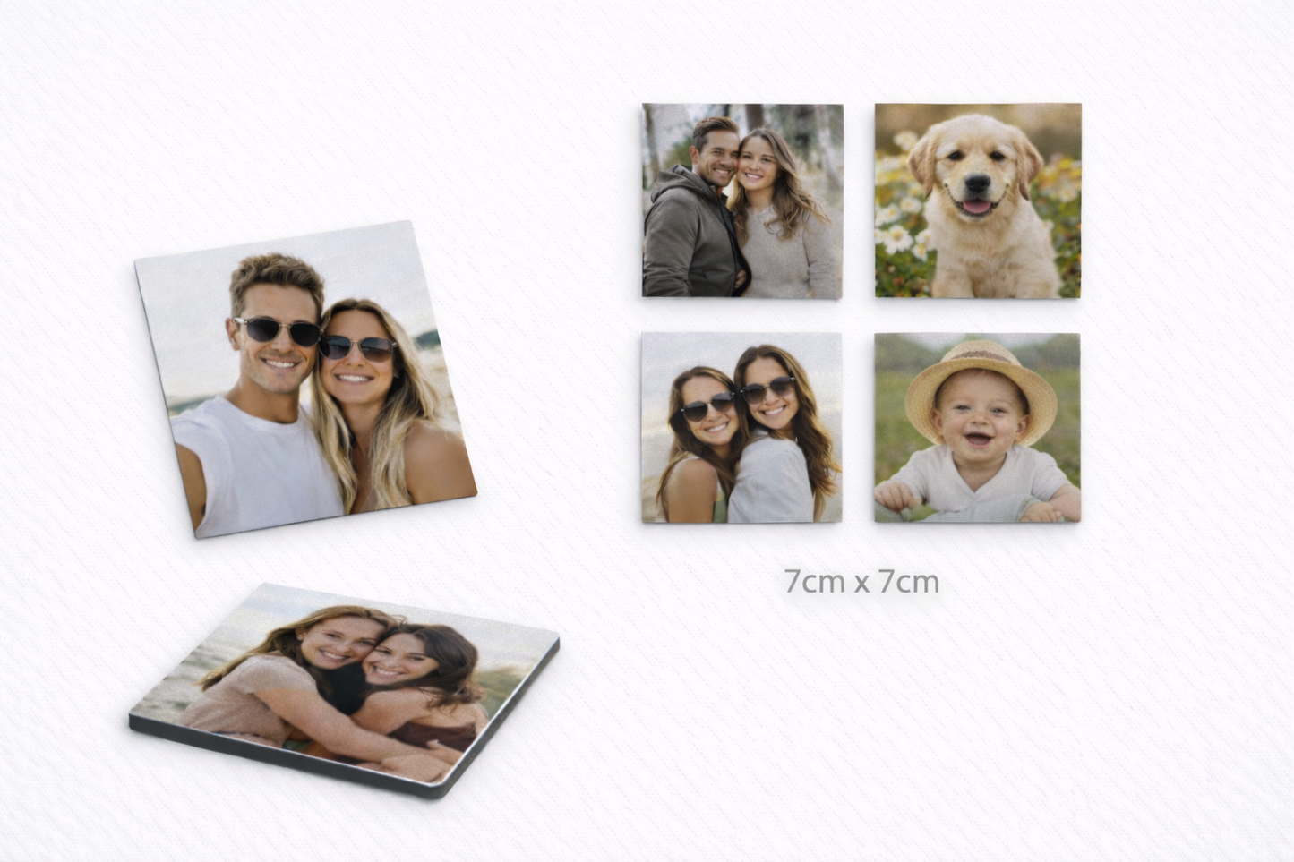 Square Flexible Magnet | 7cm x 7cm - Packs Starting from