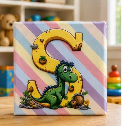 ✨ Fairy & Dinosaur Alphabet Magnets – Personalised Letter Gifts ✨