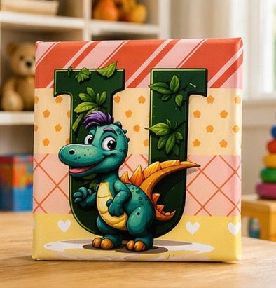 ✨ Fairy & Dinosaur Alphabet Magnets – Personalised Letter Gifts ✨