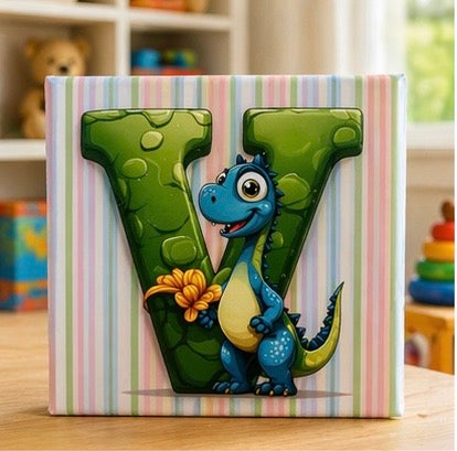 ✨ Fairy & Dinosaur Alphabet Magnets – Personalised Letter Gifts ✨