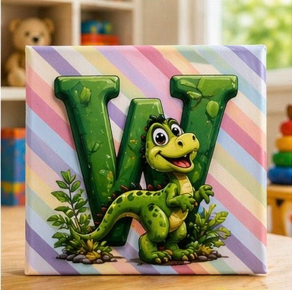 ✨ Fairy & Dinosaur Alphabet Magnets – Personalised Letter Gifts ✨