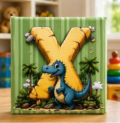 ✨ Fairy & Dinosaur Alphabet Magnets – Personalised Letter Gifts ✨