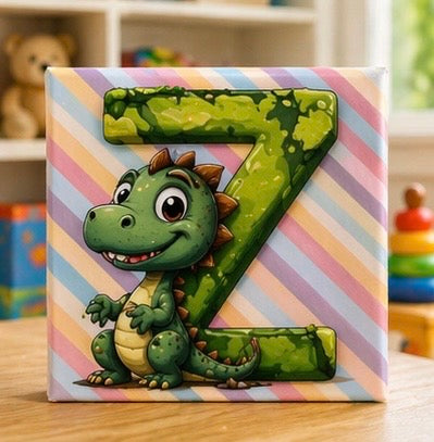 ✨ Fairy & Dinosaur Alphabet Magnets – Personalised Letter Gifts ✨