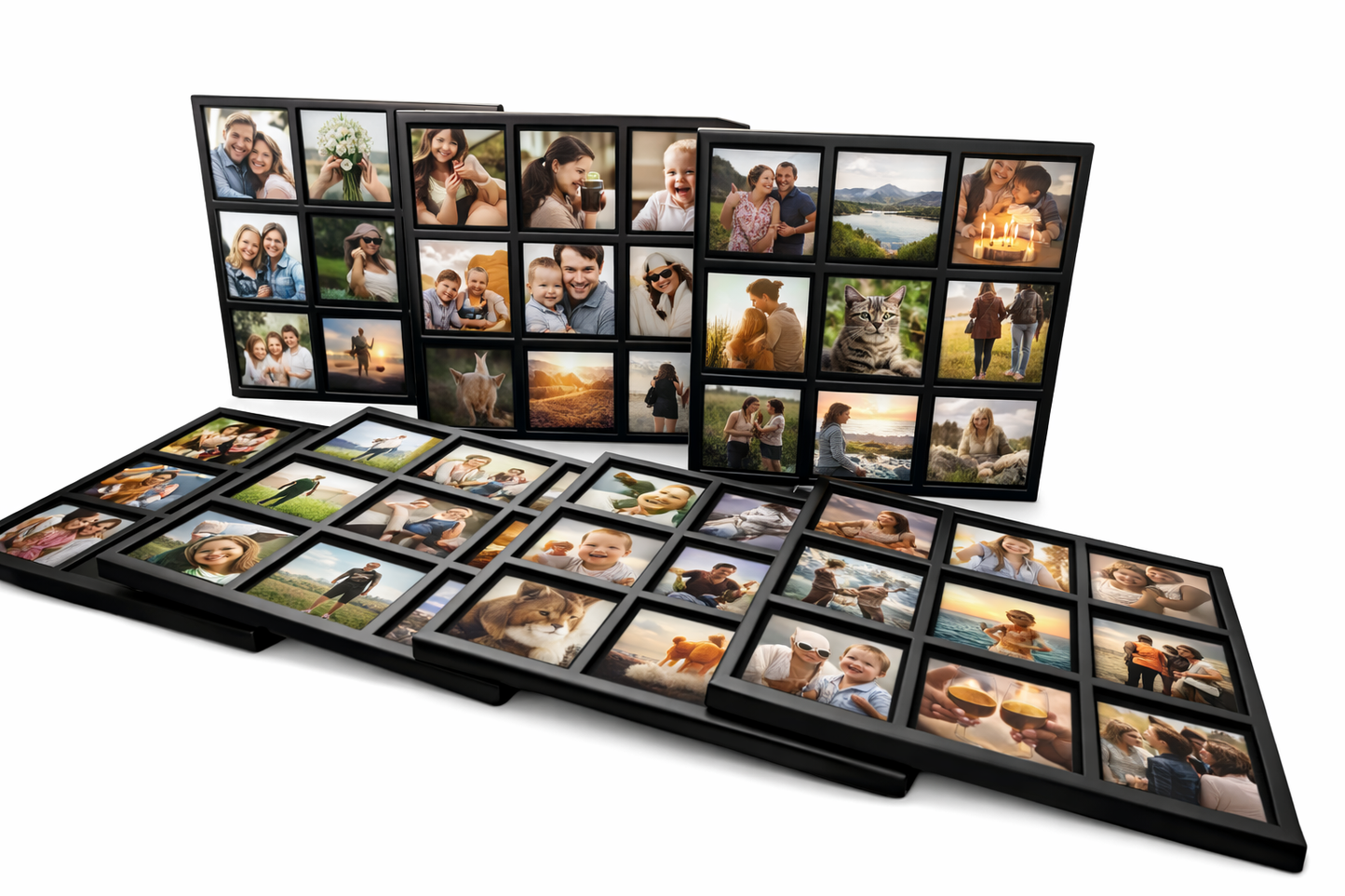 9-Magnet Display Frame (5cm x 5cm) Includes 9 Magnets