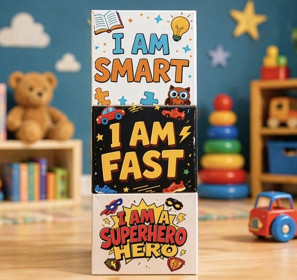"I Am" Affirmation Series 2 – Kids Magnets (Sold in Sets of 3)