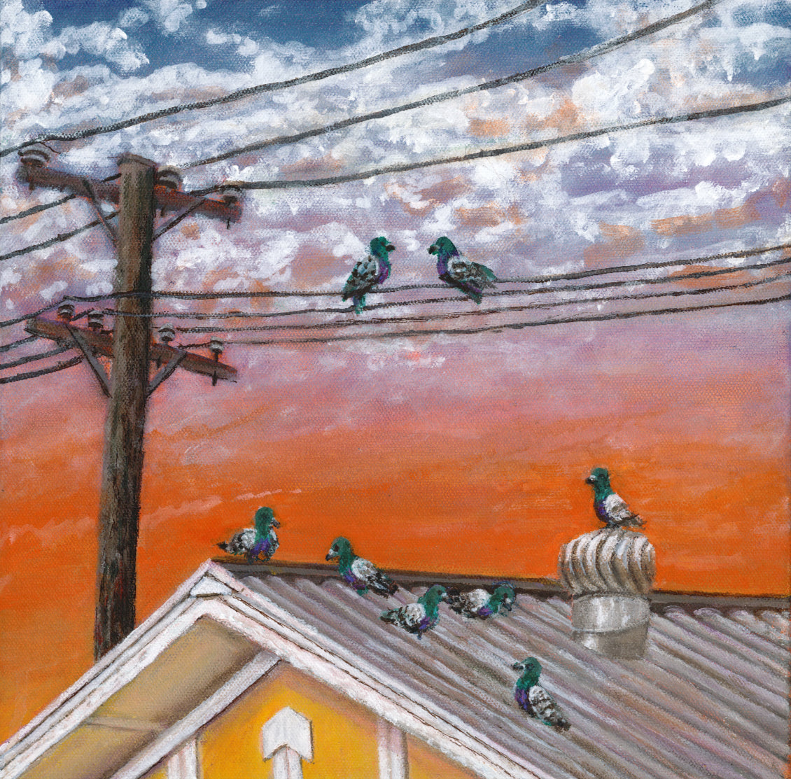 Ride of your life, Acrylic on Canvas, 2025