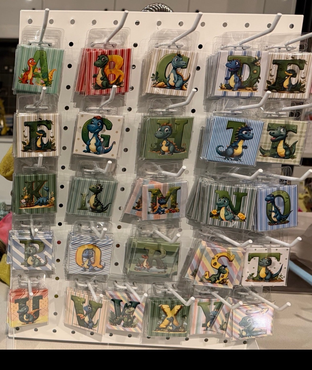 ✨ Fairy & Dinosaur Alphabet Magnets – Personalised Letter Gifts ✨