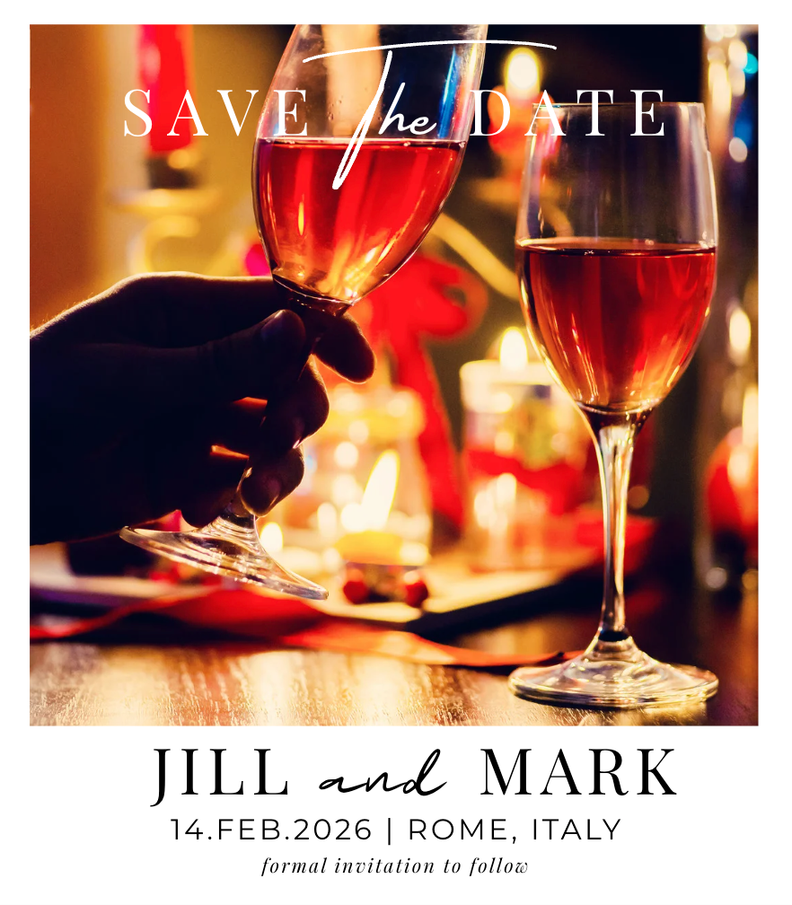 Design 2 | Customisable Save The Date Magnet