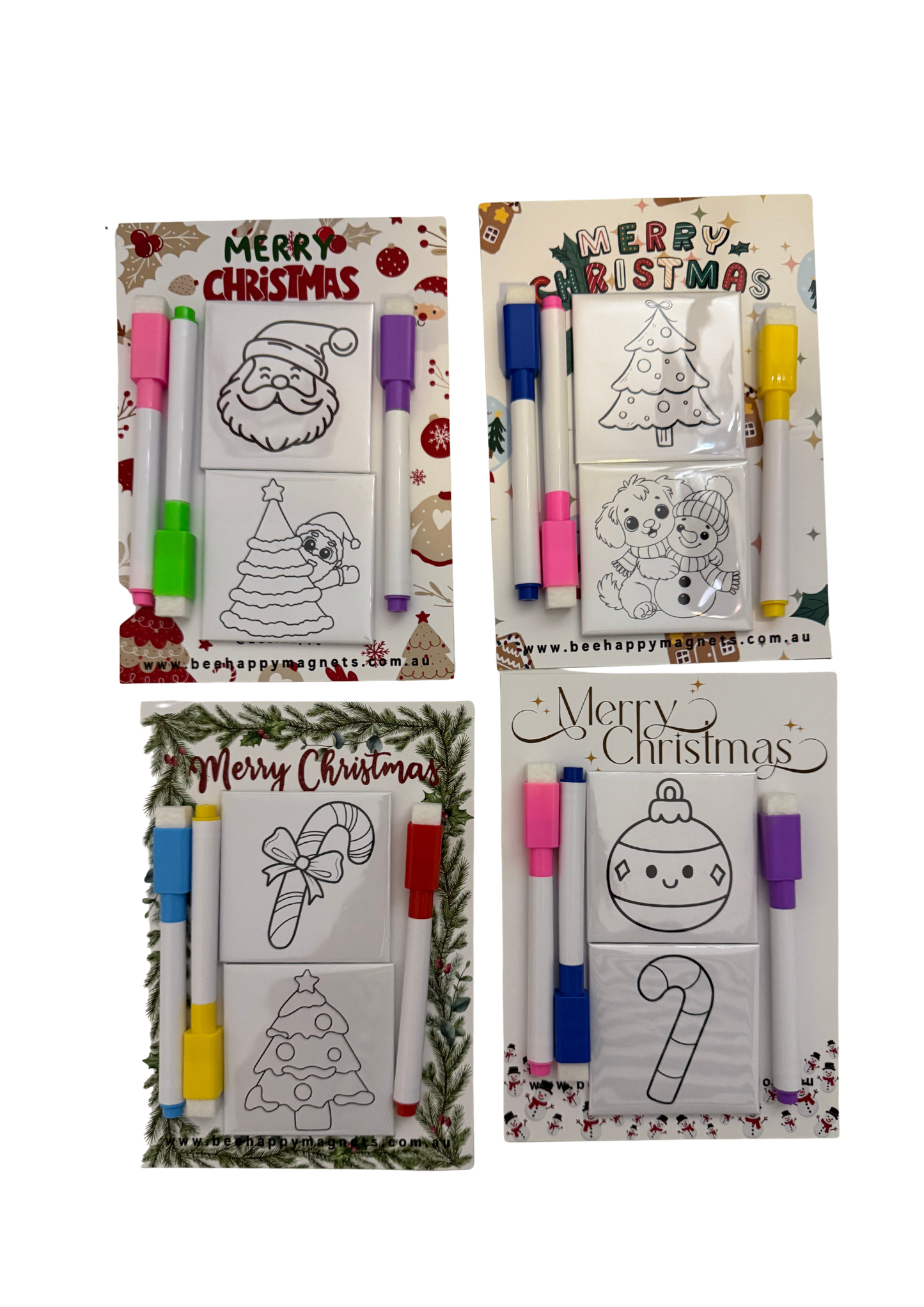 Colour Me Magnets – Xmas Edition (Let the Kids Go Wild!)