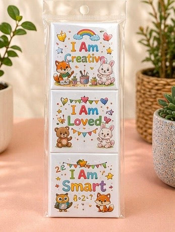 "I Am" Affirmation Series – Kids Magnets (Sold in Sets of 3)