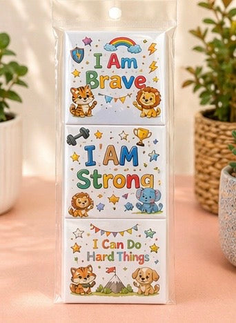 "I Am" Affirmation Series – Kids Magnets (Sold in Sets of 3)